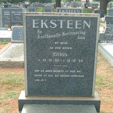 EKSTEEN Louis 1942-1963