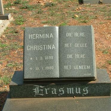 ERASMUS Hermina Christina 1899-1980