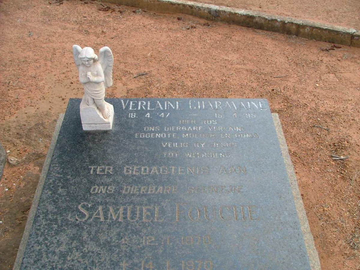 FOUCHE Verlaine Charmaine 1947-1995 :: FOUCHE Samuel 1970-1970