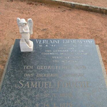 FOUCHE Verlaine Charmaine 1947-1995 :: FOUCHE Samuel 1970-1970