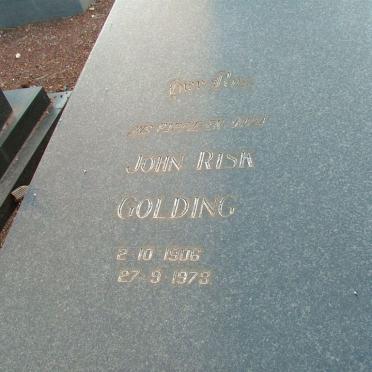 GOLDING John Risk 1906-1973
