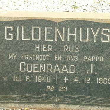 GILDENHUYS Coenraad J. 1940-1969