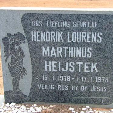 HEIJSTEK Hendrik Lourens Marthinus 1978-1978