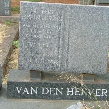 HEEVER Willie, van den 1926-1985