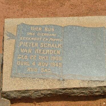 HEERDEN Pieter Schalk, van 1908-1949