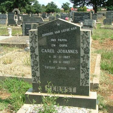 HERBST Carel Johannes 1927-1987