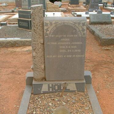 HOLL Petrus Johannes Jacobus 1925-1945