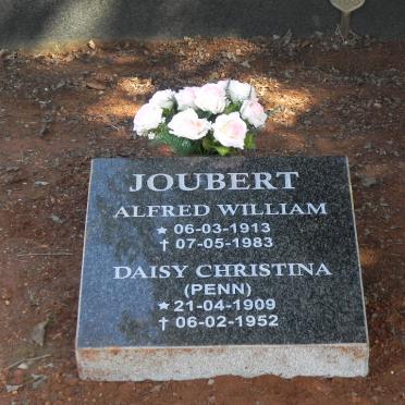 JOUBERT Alfred William 1913-1983 &amp; Daisy Christina PENN 1909-1952