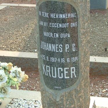 KRUGER Johannes P.C. 1917-1974