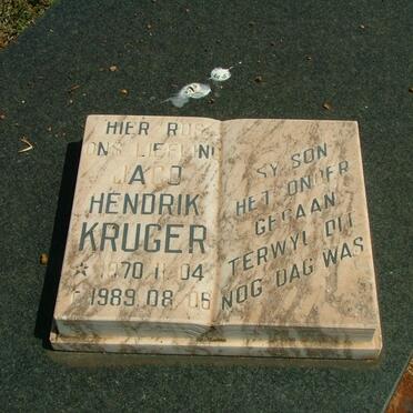 KRUGER Jaco Hendrik 1970-1989