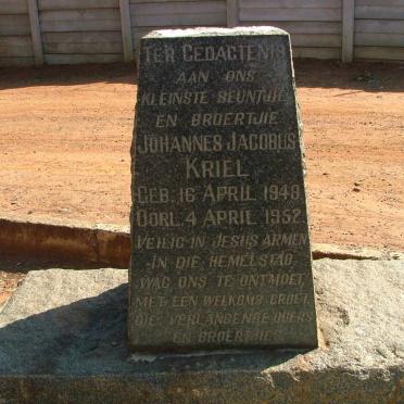 KRIEL Johannes Jacobus 1948-1952