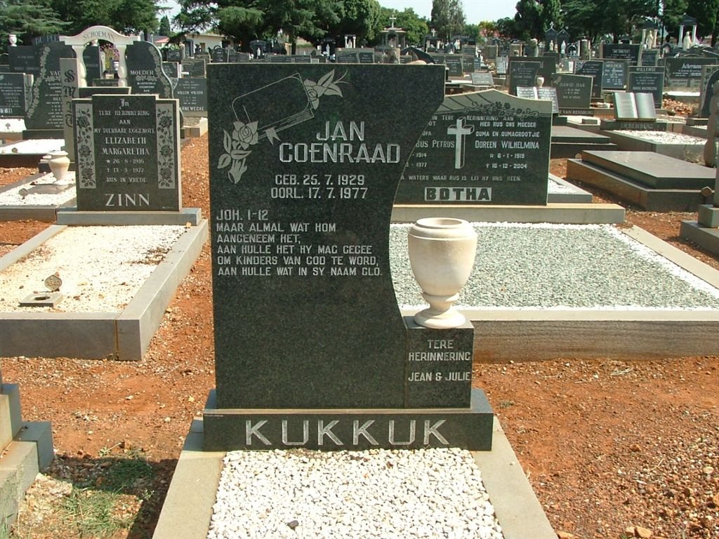 KUKKUK Jan Coenraad 1929-1977