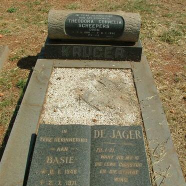 KRUGER Theodora Cornelia Scheepers 1918-1982 :: DE JAGER  Basie 1948-1971