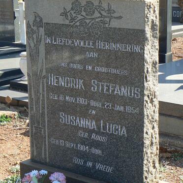 LABUSCHAGNE Hendrik Stefanus 1903-1954 &amp; Susanna Lucia ROOS 1904-