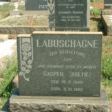 LABUSCHAGNE Casper 1946-1966