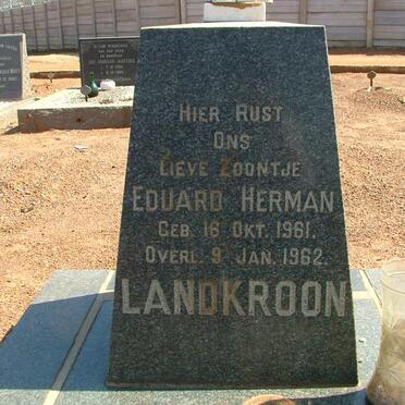 LANDKROON Eduard Herman 1961-1962
