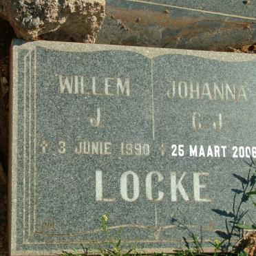 LOCKE Willem -1990 &amp; Johanna C.J. -2006