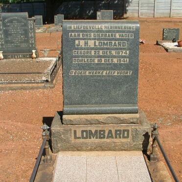 LOMBARD J.H. 1874-1941