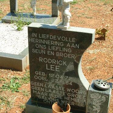 LEE Rodrick 1972-1984