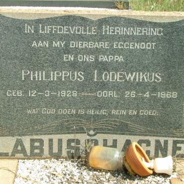 LABUSCHAGNE Philippus Lodewikus 1928-1968