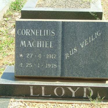 LLOYD Cornelius Machiel 1912-1978