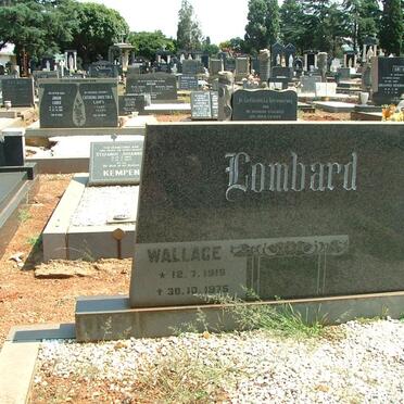 LOMBARD Wallace 1916-1975