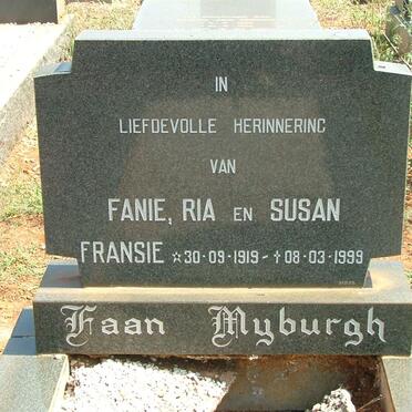 MYBURGH Faan 1919-1999