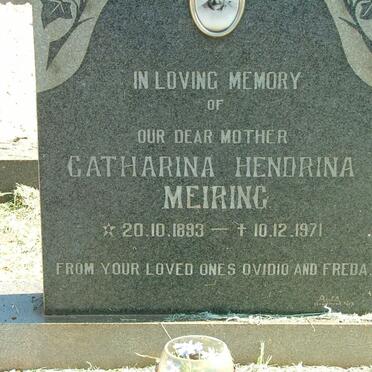 MEIRING Catharina Hendrina 1893-1971