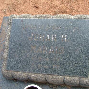 MARAIS Johan H. 1977-1977