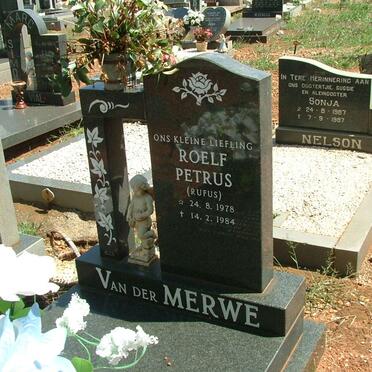 MERWE Roelf Petrus, van der 1978-1984