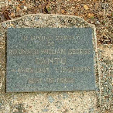 DANTU Reginald William George 1907-1970