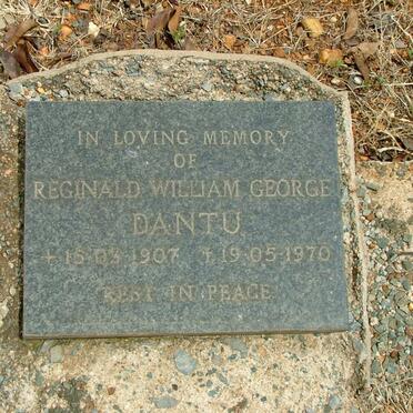 DANTU Reginald William George 1907-1970