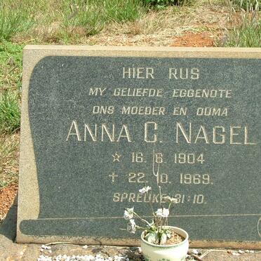 NAGEL Anna C. 1904-1969