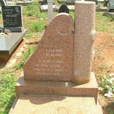 NAUDE Jacques 1983-1986