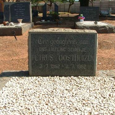 OOSTHUIZEN Petrus 1962-1962