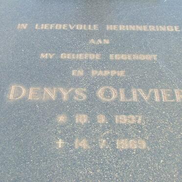 OLIVIER Denys 1937-1969
