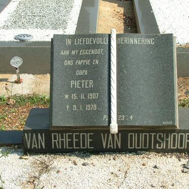 OUDTSHOORN, Pieter, van Rheede van 1907-1978