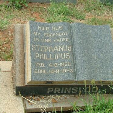 PRINSLOO Stephanus Phillipus 1893-1963