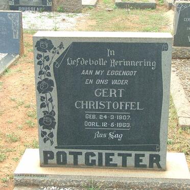 POTGIETER Gert Christoffel 1907-1963