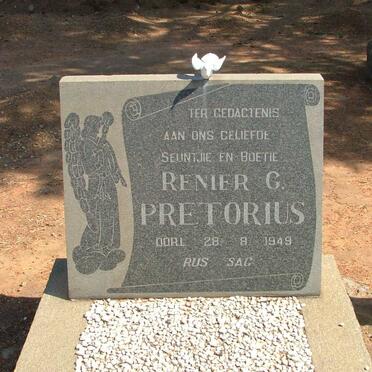 PRETORIUS Renier G. -1949