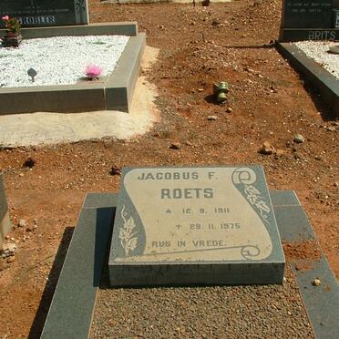 ROETS Jacobus F. 1911-1975