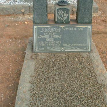 ROSS Edward Thomas 1923-1948