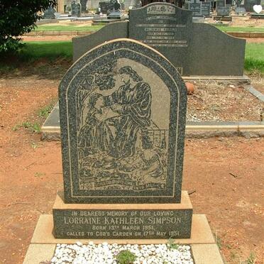 SIMPSON Lorraine Kathleen 1951-1951