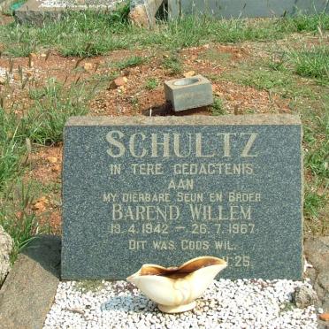 SCHULTZ Barend Willem 1943-1967
