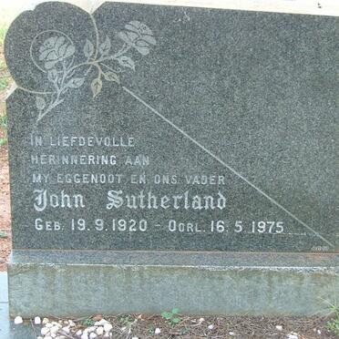 SUTHERLAND John 1920-1975
