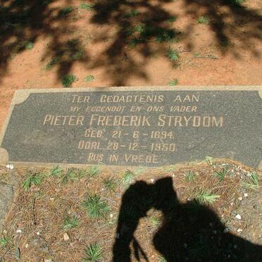 STRYDOM Pieter Frederik 1894-1950