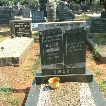 SWART Willem Adriaan 1914-1976