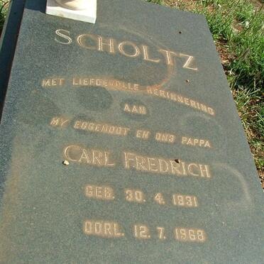 SCHOLTZ Carl Fredrich 1931-1968