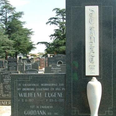 SCHULTZ Wilhelm Eugene 1917-1977