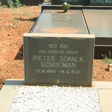 SCHOEMAN Pieter Schalk 1894-1976